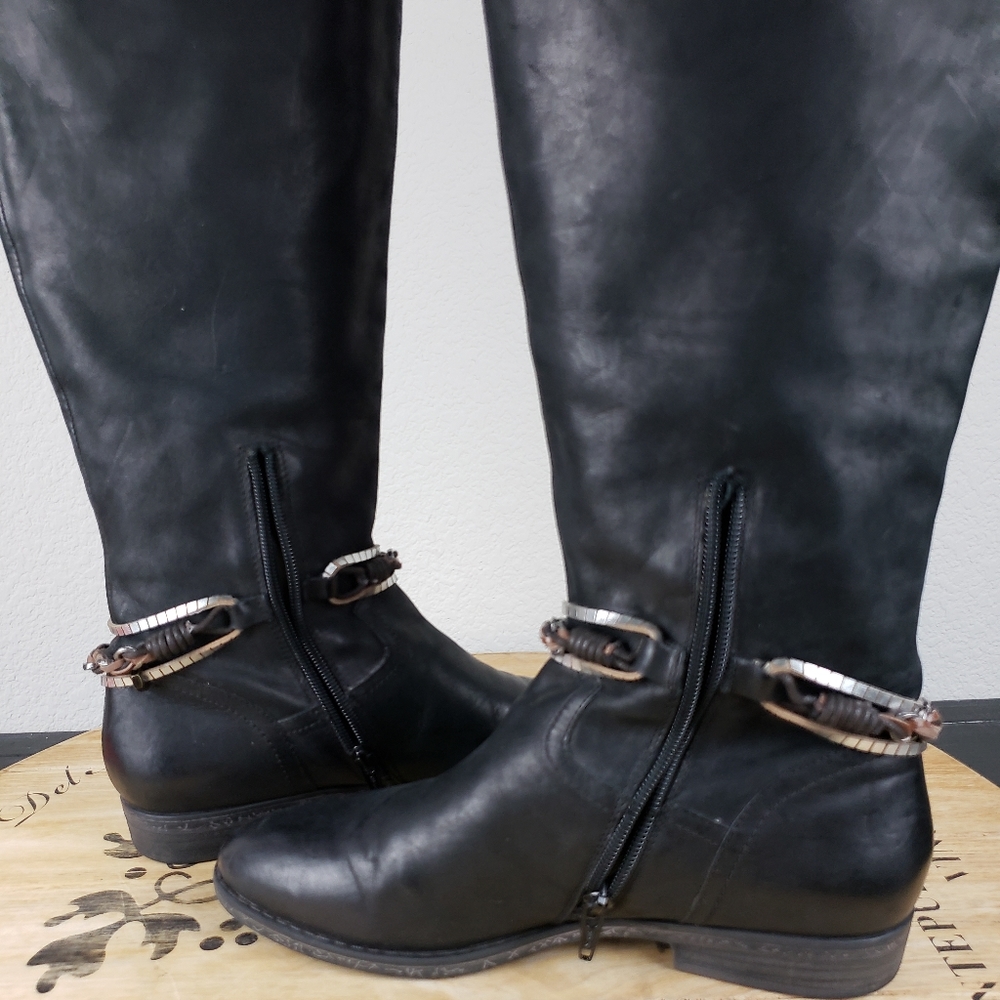 Crown Vintage AMY tall embellished riding boots - Picture 5 of 16